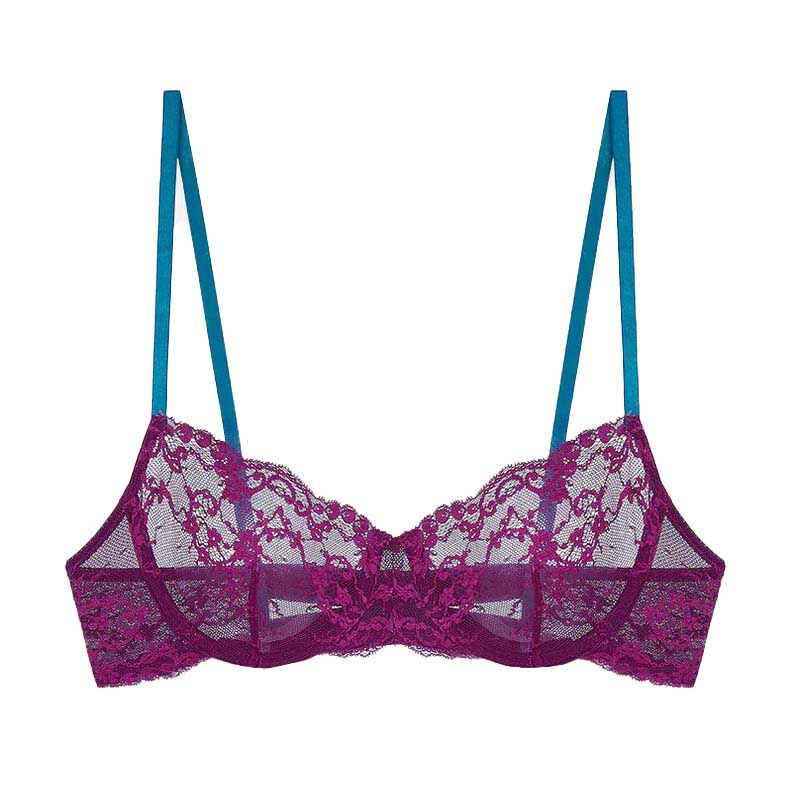 Dora Larsen Odette Floral Lace Underwire Bra image number 3